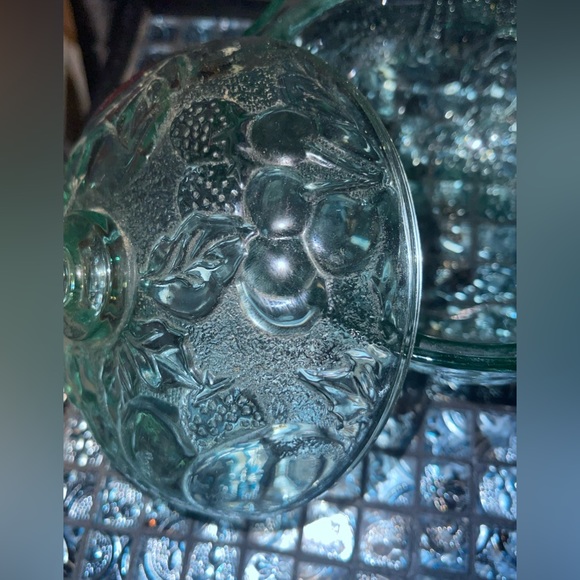 Vintage Indiana Glass Georgia Green Candy Dish - Picture 2 of 3